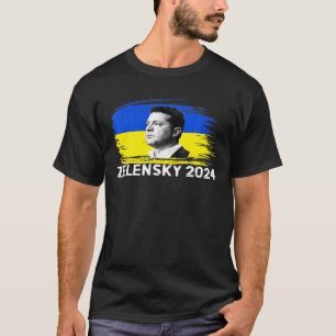 T-shirt Élection du président Zelensky 2024 Ukraine