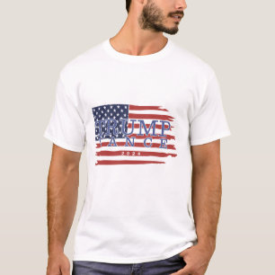 T-shirt Élection présidentielle de Trump Vance 2024 avec d