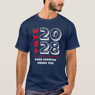 T-shirt Élection républicaine démocrate conservatrice