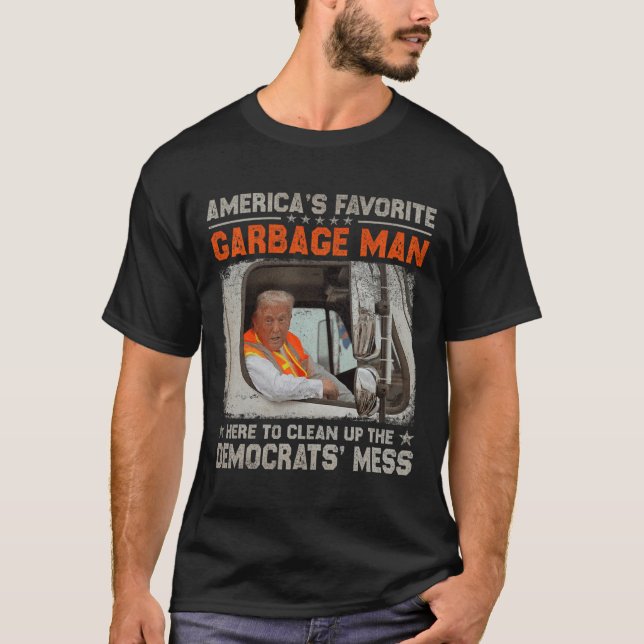 T-shirt Élection Trump 2024 Trump Garbage Man Vote Trump P (Devant)