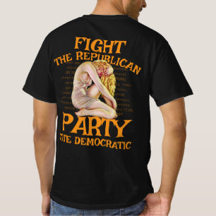 T-SHIRT ÉLECTION ZL X1 KP VOIX PARTI DÉMOCRATE COÛT T