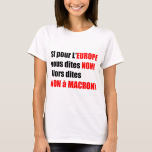 T-shirt Élections présidentielles en France 2017 - Tee fem