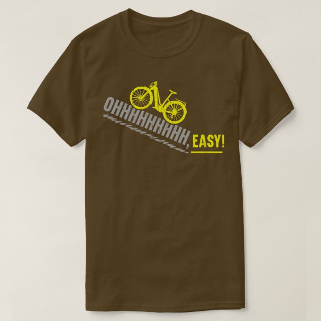 T-shirt Electric Bicycle E-Bike Ride Bike Lover Bicycling  (Design devant)