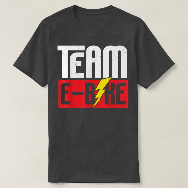 T-shirt Electric Bicycle E-Bike Ride Bike Lover Bicycling4 (Design devant)