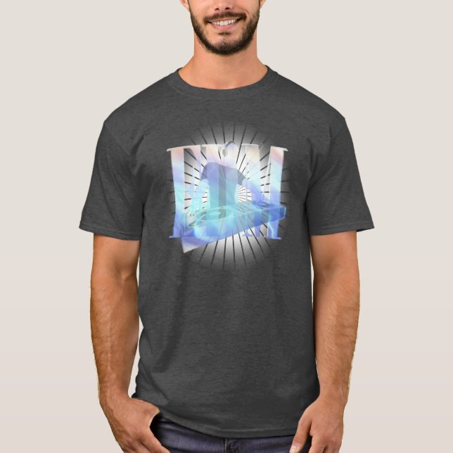 T-SHIRT ELECTRIC BLUE EDM (Devant)