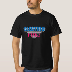 T-shirt Electric Fury Synthwave Neon