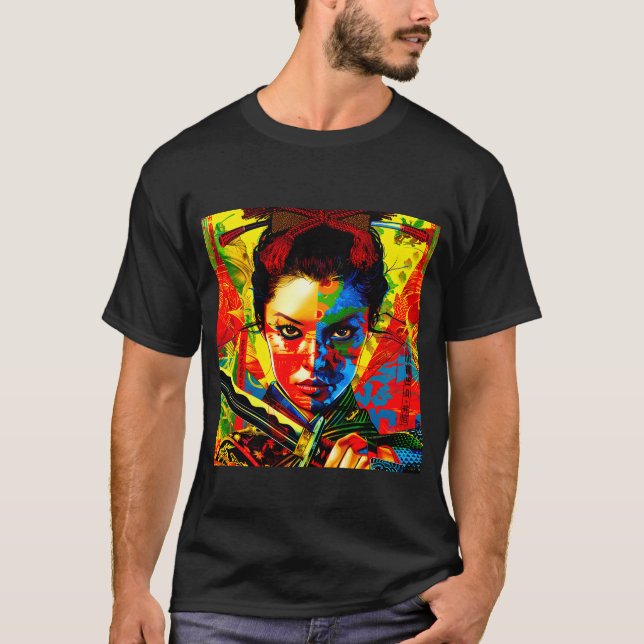 T-shirt Electric Samurai - Conception 1 (Devant)