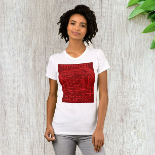 T-shirt Electric Scheme Womens