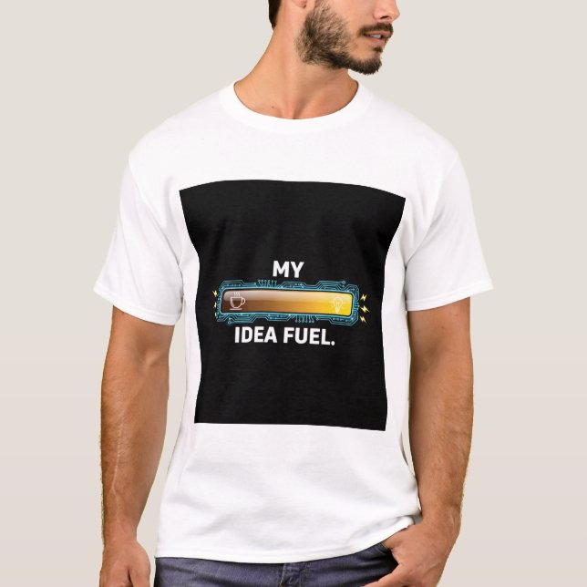 T-shirt Electrical Engineer Coffee Idea Fuel Gift (Devant)