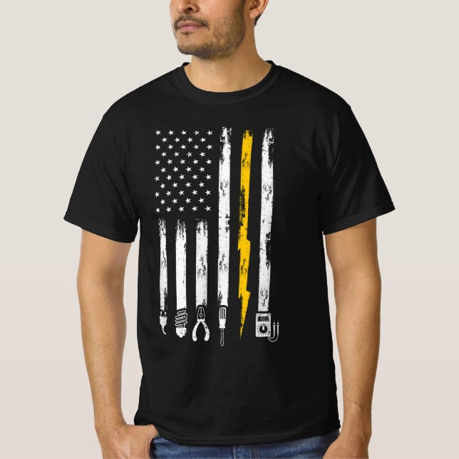 T-shirt Electrician (Devant)