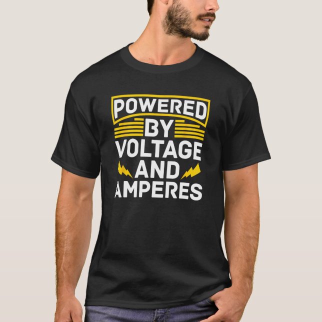 T-shirt Electrician Engineer Lineman Construction Electric (Devant)