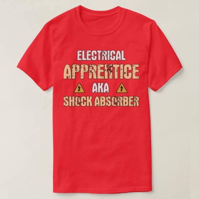 T-shirt Électricien Apprentissage Diplôme Idée cadeauTSh (Design devant)
