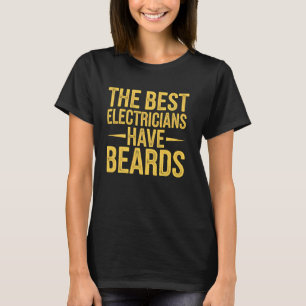 T-shirt Électricien Avoir Barbes Drôle Ingénieur Électrici