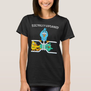 T-shirt Électricien Drôle Pour Hommes Femmes Moteur Électr