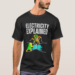 T-shirt Électricien Drôle Pour Hommes Femmes Moteur Électr