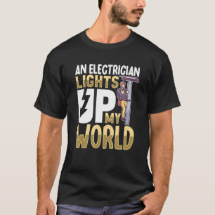 T-shirt Electricien Ingénieur électrique Lineman Électriqu