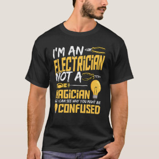 T-shirt Électricien Pas Un Magicien Électrique Lig