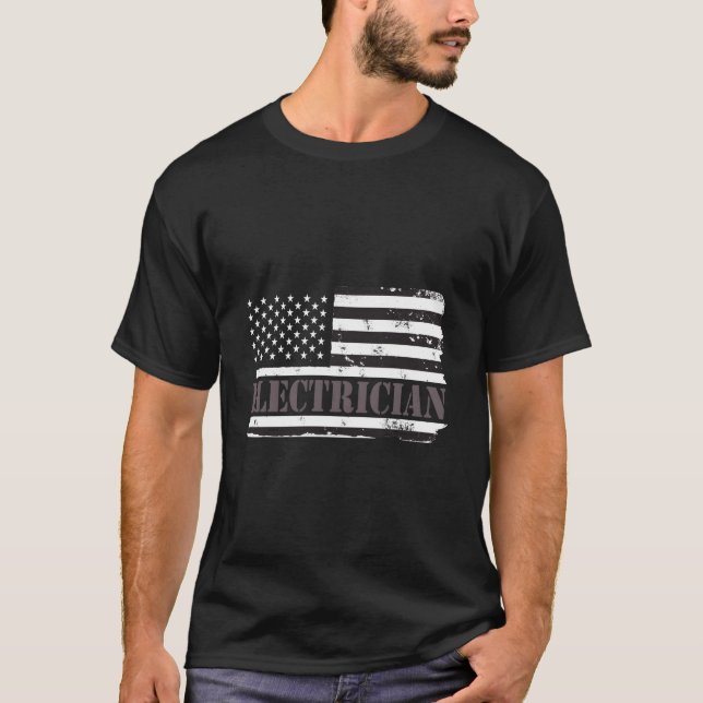 T-shirt Électricien pour (Devant)