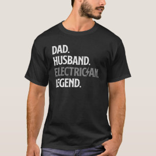 T-shirt Électricien Pour Mari Papa Ingénieur Électrique 5