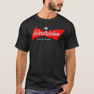 T-shirt Électricien Roi Des Métiers - Ingénieur Électrique