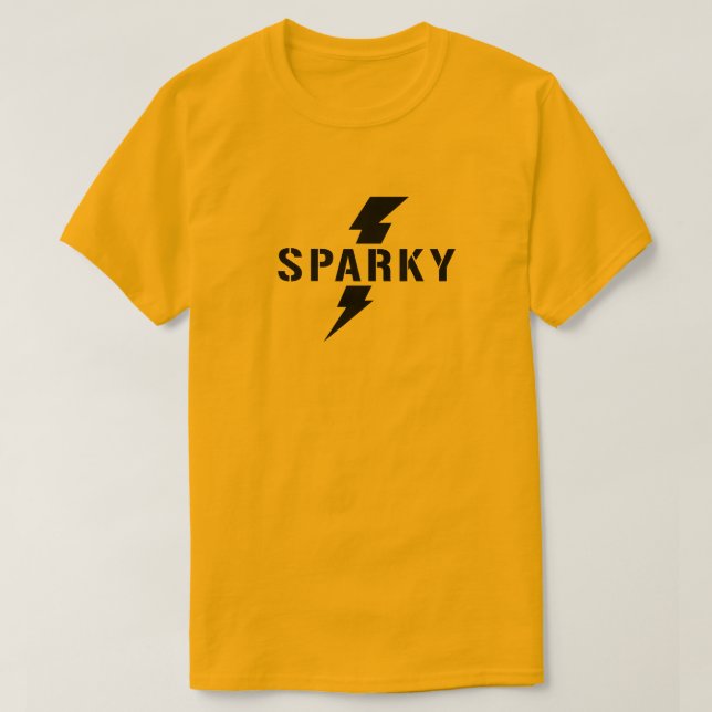 T-shirt Électricien Sparky (Design devant)
