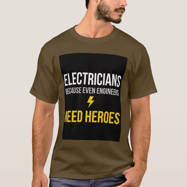 T-Shirt électriciens  (Devant)