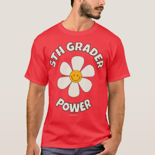 T-shirt Électricité de 5e année Retour à l'école Étudiant