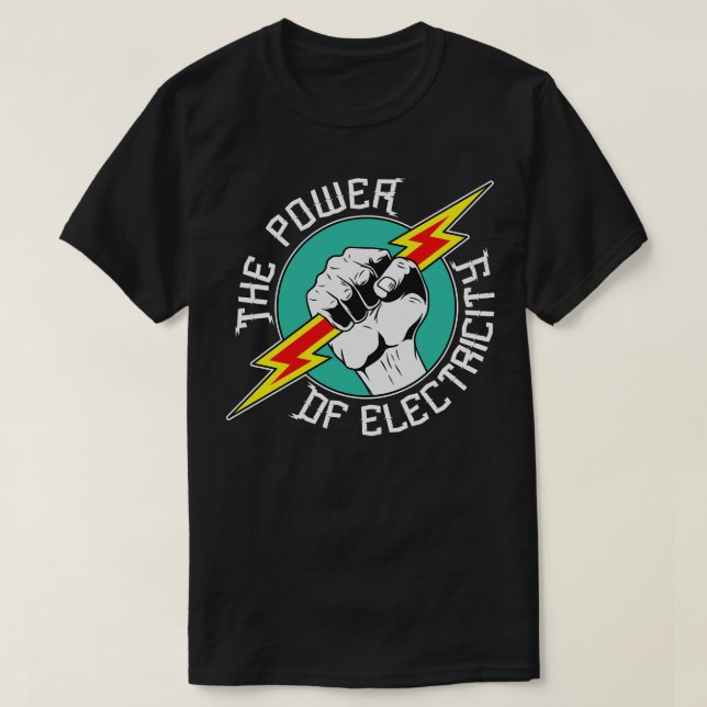 T-shirt Électrique (Design devant)