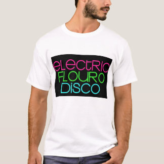 T-shirt électrique-fluoro-disco