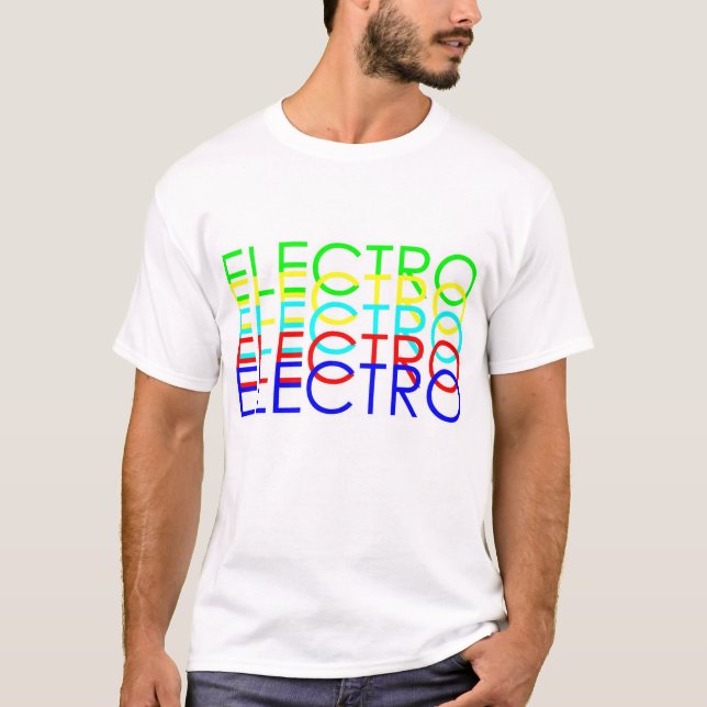 T-shirt Électro chemise (Devant)