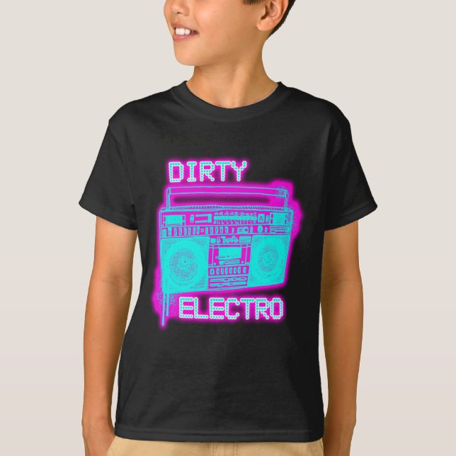 T-shirt ÉLECTRO chemise du DJ (Devant)