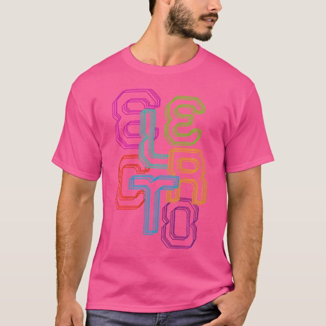 T-shirt Electro Music Dance Party Dj (Devant)