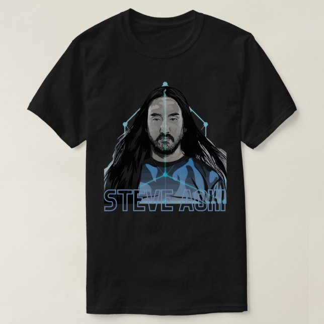 T-shirt électro steve aoki électro house musique dj (Design devant)