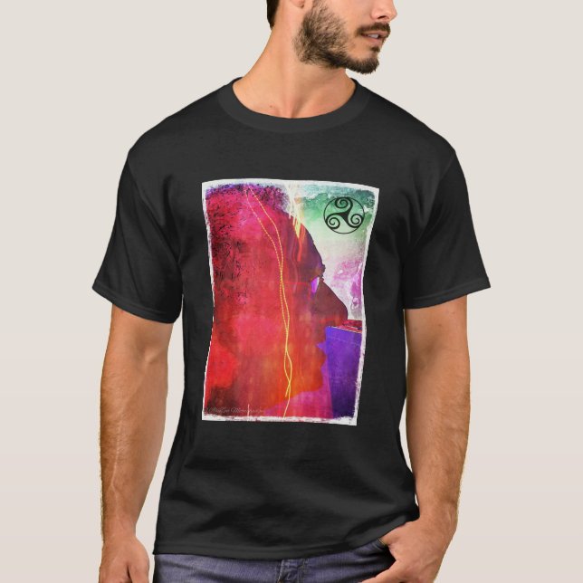 T-shirt ElectroCelt Trisquel par AlyZen Moonshadow (Devant)