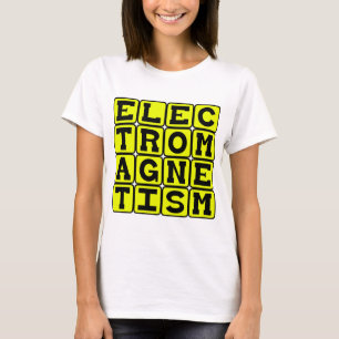 T-shirt Électromagnétisme, Branche de la physique
