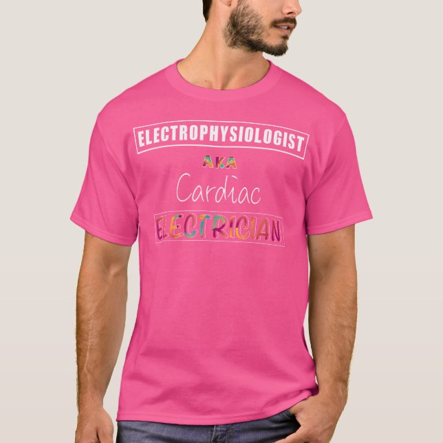 T-shirt Electrophysiologiste Funny Cardiac Electricien Ep  (Devant)