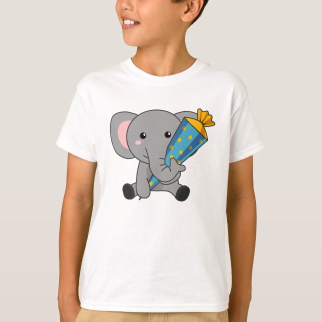 T-shirt Elefant School Enrollment Day Care Centre 2021 (Devant)
