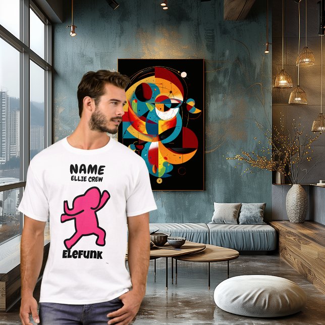 T-shirt Elefunk Éléphant Drôle – Conception d'équipe perso (Créateur téléchargé)
