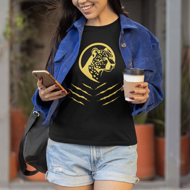 T-shirt Élégance chic et fierce Cheetah (Créateur téléchargé)