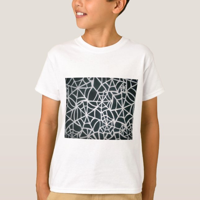 T-shirt Élégance classique Belle Web art noir et blanc (Devant)
