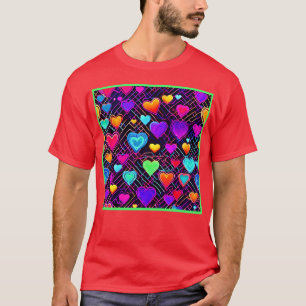 T-shirt Élégance Coeurs Chics : Romance redéfinie