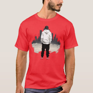 T-shirt Élégance de la culture de rue Vêtements de rap coo