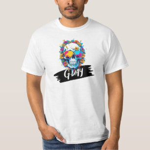 T-shirt Élégance du crâne : Beau graphisme