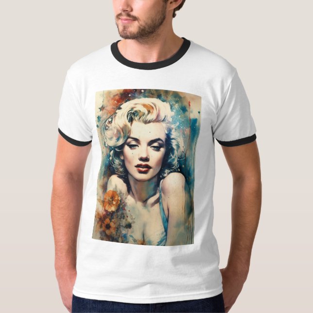 T-shirt Élégance féminine : Artistère portable (Devant)