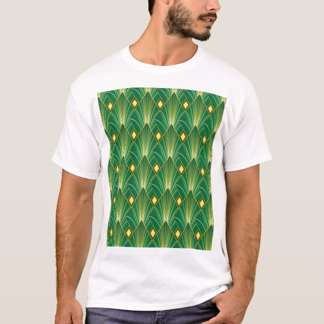T-shirt Elégance orientale : Fond d'écran Art Déco (Devant)