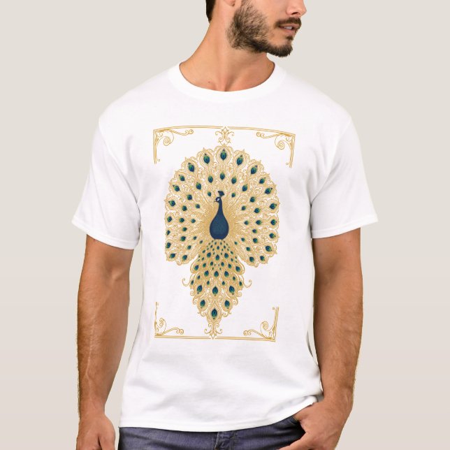 T-shirt Élégance plumée (Devant)