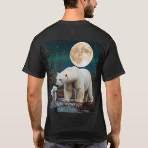 T-shirt Élégance polaire sous le clair de lune