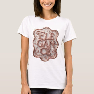 T-shirt ÉLÉGANCE Rose Élégante Création Graphique