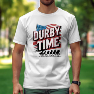 T-shirt Elegance Unleashed : Derby Time Event Logo