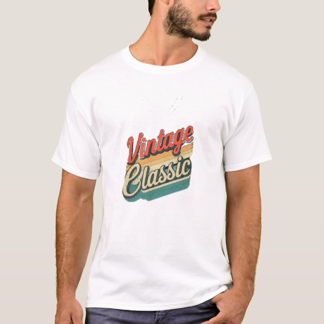 T-shirt Elégance vintage, Conçu pour vous (Devant)